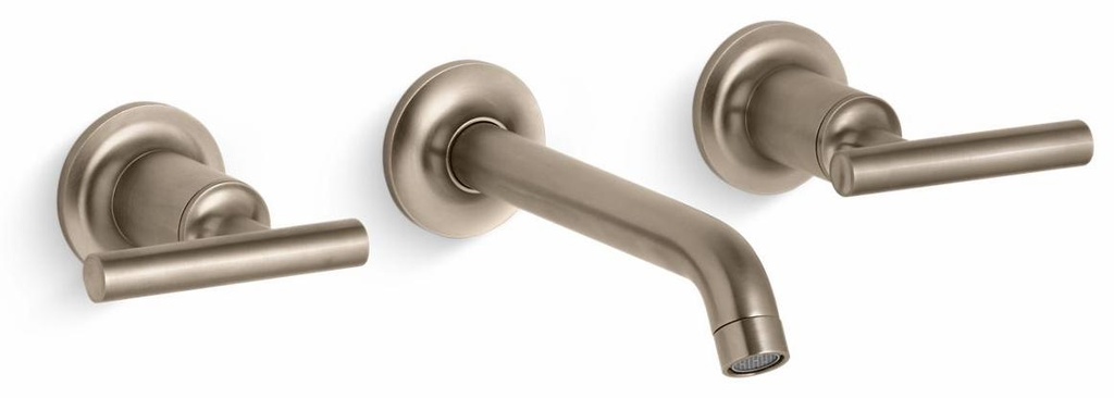 Purist 2-Handle Wall Mount Bathroom Faucet Trim
