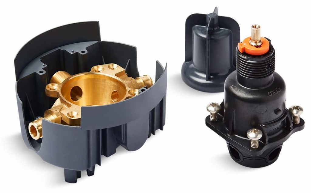 Rite-Temp Valve Body and Pressure Balancing Cartridge Kit - PEX Connections