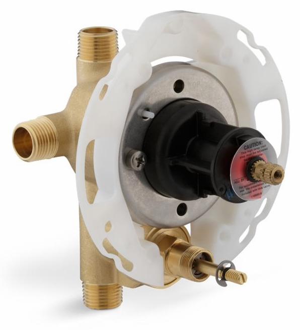 Rite-Temp 1/2" Pressure Balance Valve with Push Button Diverter