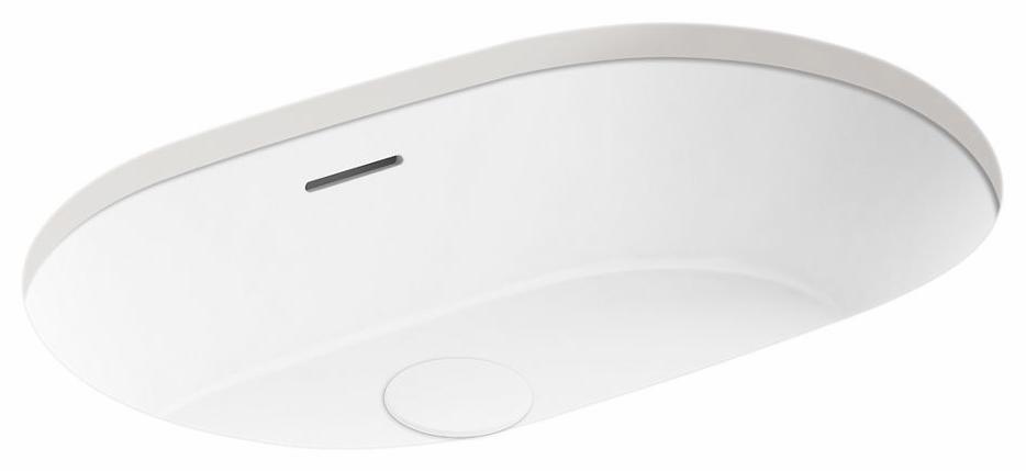 Brazn 24-1/4" Oval Undermount Bathroom Sink