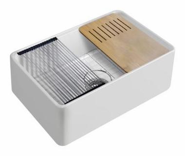 1 Bowl 30 x 20 Fireclay Apron Front Sink