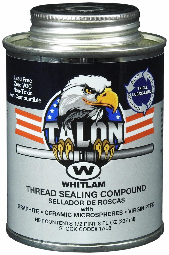 "TALON" PTFE THREAD COMPOUND - 1/2 Pint