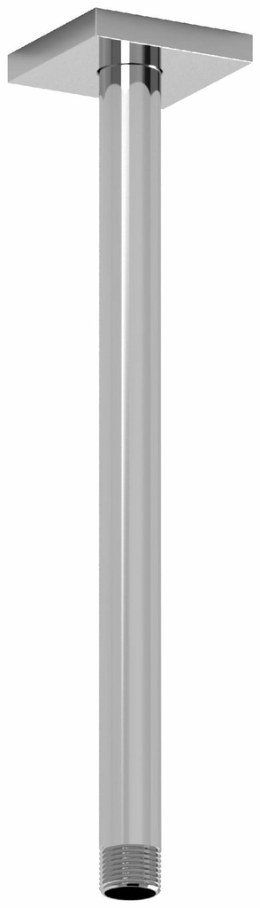 12" Ceiling Mount Shower Arm With Square Escutcheon