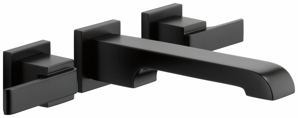 Ara 2-Handle Wall Mount Bathroom Faucet Trim