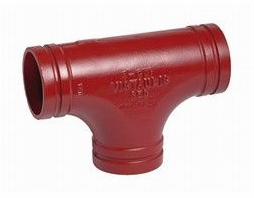 4" Grooved Tee AWWA Ductile Iron No. 20-C