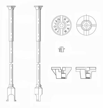 9.0'-11.' S.BOX LESS ROD