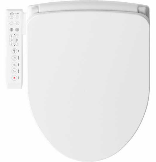 Haven 1000 Elongated Plastic Bidet Toilet Seat with Intelligent Seat Sensor