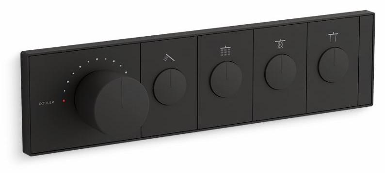 Anthem Four-outlet recessed mechanical thermostatic valve control