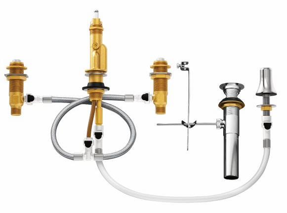 Rough-In Valve for 2-Handle Bidet Faucet