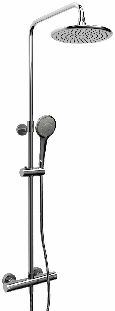 Duo Rail Thermostatic Shower Faucet