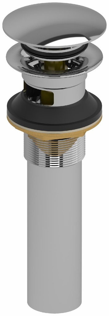 Push Drain with Overflow