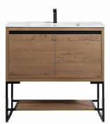 Selby 36" x 18" 2-Door Vanity with Metal Base (Cabinet Only)