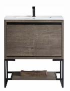 Selby 30" x 18" 2-Door Vanity with Metal Base (Cabinet Only)