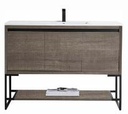 Selby 48" x 18" 2-Door Vanity with Metal Base (Cabinet Only)