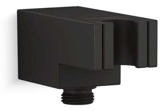 Statement Wall Mount Hand Shower Holder with Supply Elbow and Check Valve