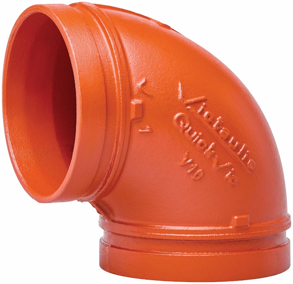 12" QuickVic Grooved 90 Elbow No. V10
