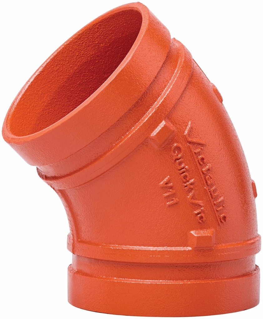 12" QuickVic Grooved 45 Elbow No. V11