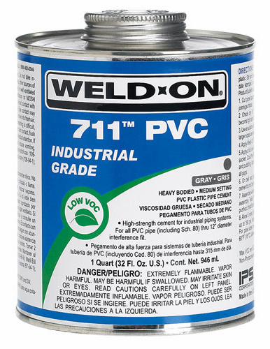473ml 711 CSA PVC Cement Grey