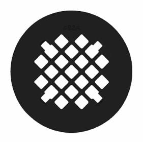 Round Snap-In Grid Strainer