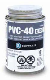 473ml D1DS PVC-40 CSA PVC Cement Grey