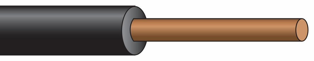 #14 600V CSA SOL. BLACK 152M SPOOL