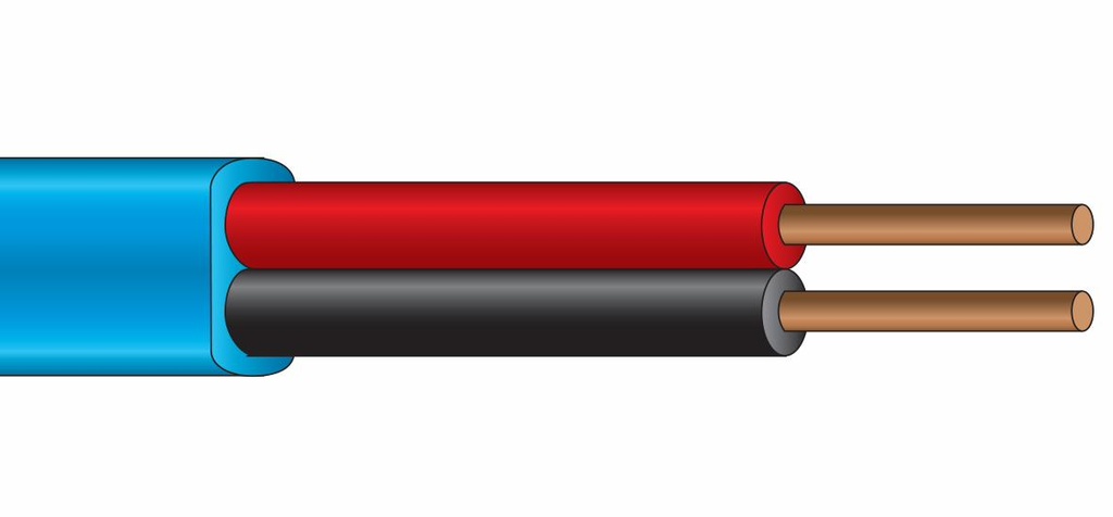 #14 2WIRE DECODER CABLE BLUE 1000FT