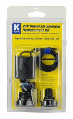 SOLENOID KIT W/RBIRD+HUNTER ADPT