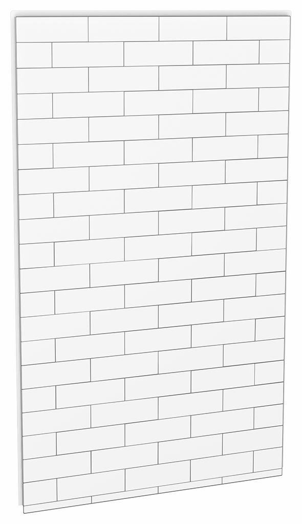 Utile 48" x 80" Shower Back Wall