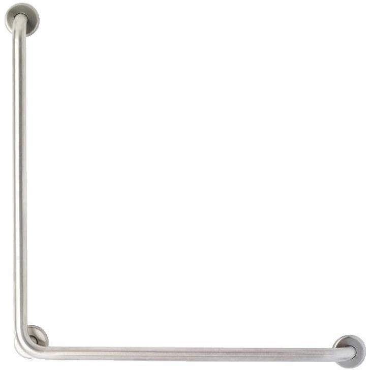 1-1/4 x 30 x 30 90 Degree Angle Knurled Grab Bar