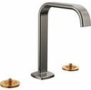 Allaria Widespread Bathroom Faucet with Square Spout 1.2 GPM (Less Handles)