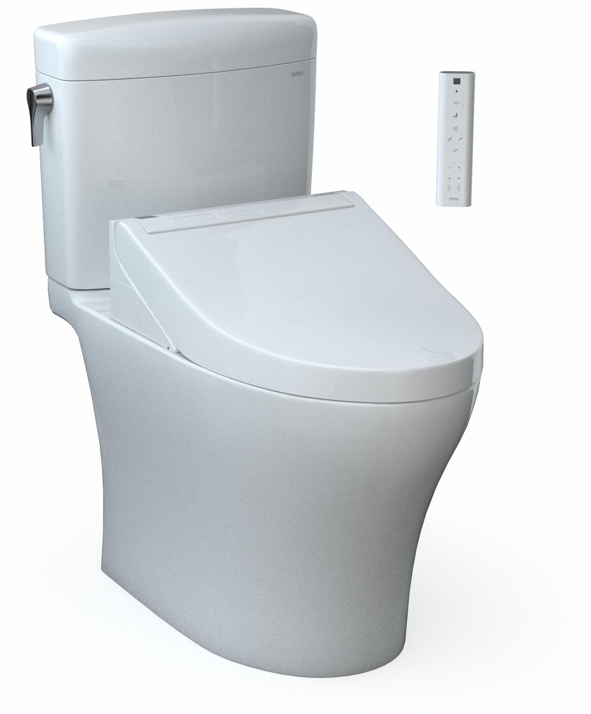 Aquia IV Elongated Dual Flush 1.28 and 0.9 GPF 2-Piece Toilet with WASHLET+ Bidet Seat