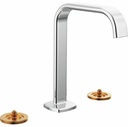 Allaria Widespread Bathroom Faucet with Square Spout 1.2 GPM (Less Handles)