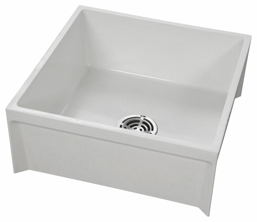 MOP SINK MOLDED STONE 24X24 MSB2424