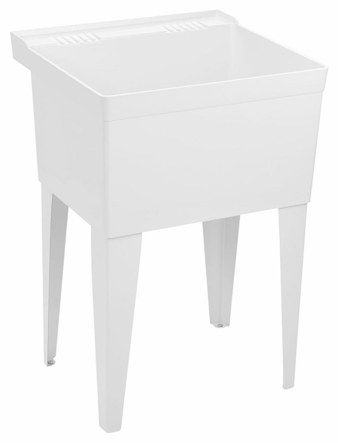 SGL MOLDED STONE TUB W/LEGS