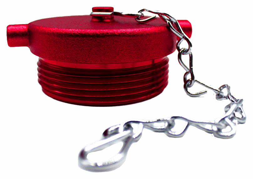 2-1/2 RED ALUMINUM MBCT PLUG/CHAIN