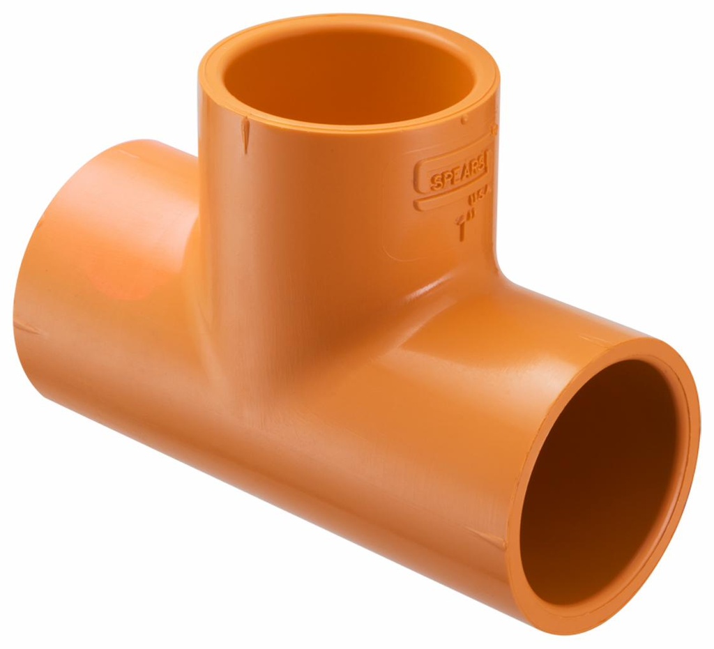 2-1/2X2 CPVC FlameGuard Reducing Tee SOC