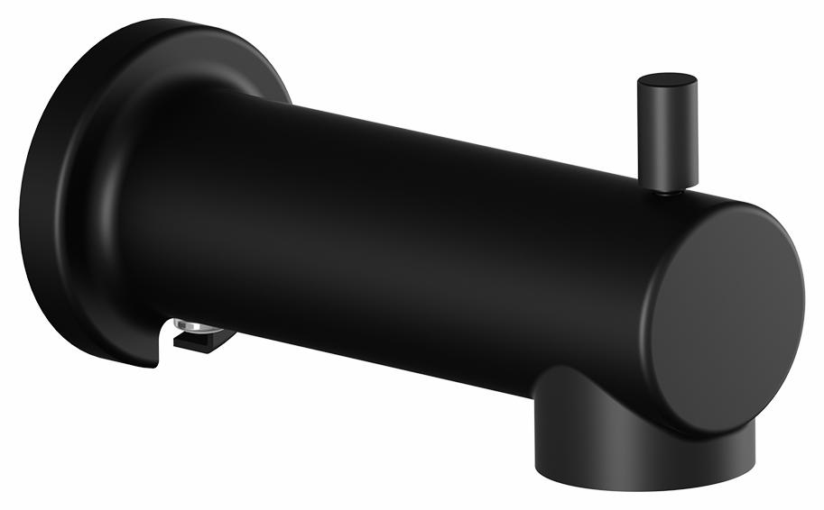 Basico Slip Fit Round Tub Spout with Diverter