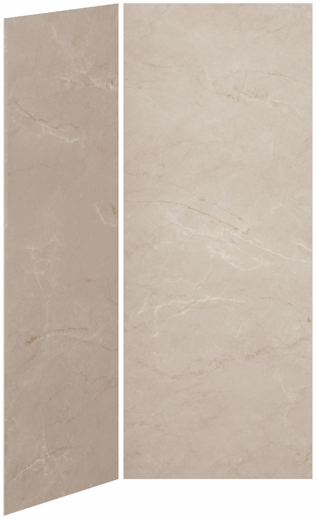 36 x 36  2-Panel Shower Wall Kit for Corner Installation