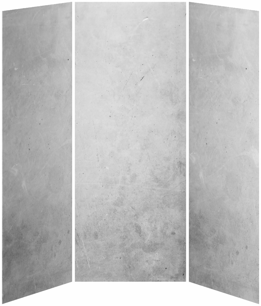 36 x 36 x 36 3-Panel Shower Wall Kit for Alcove Installation