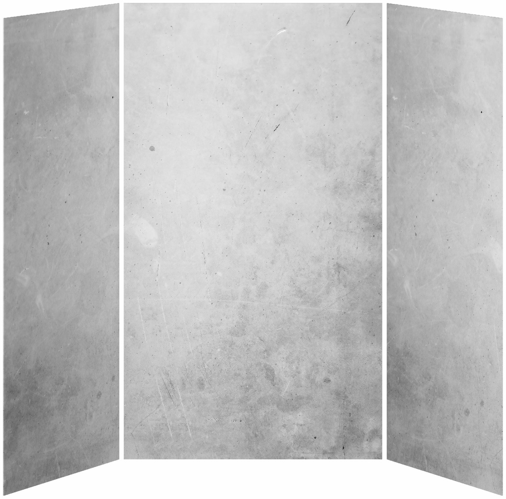 36 x 48 x 36 3-Panel Shower Wall Kit for Alcove Installation