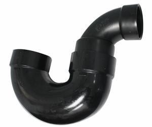ABS DWV 4X3" P TRAP SOL WELD HXH BLK