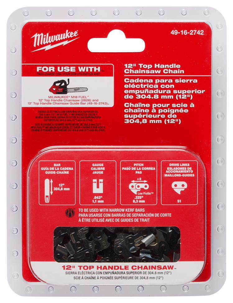 12" TOP HANDLE CHAINSAW CHAIN