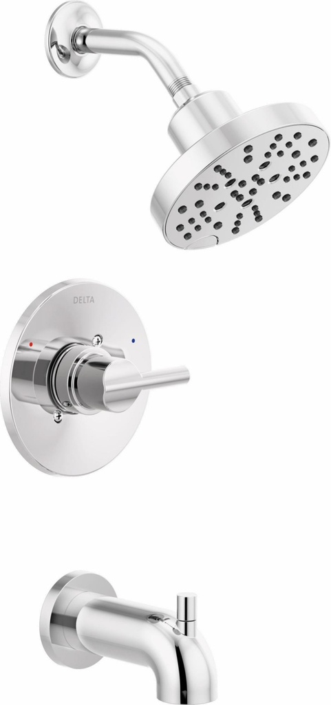 Nicoli 14 Series Tub and Shower Trim (includes Valve without Stops)
