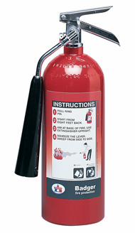 BADGER 5LB CO2 W/B ALUM.