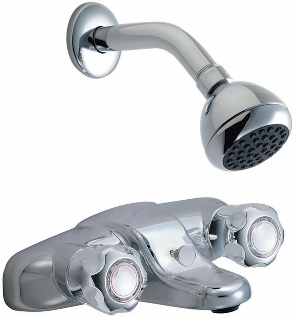 2-Handle Facemount Tub & Shower Faucet Trim