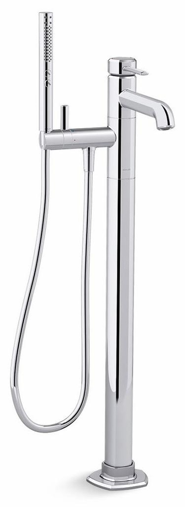 Occasion Floor Mount Tub Filler Trim with Hand Shower