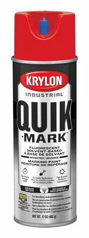 FLUOR SLVNT RED GROUND PAINT 20OZ