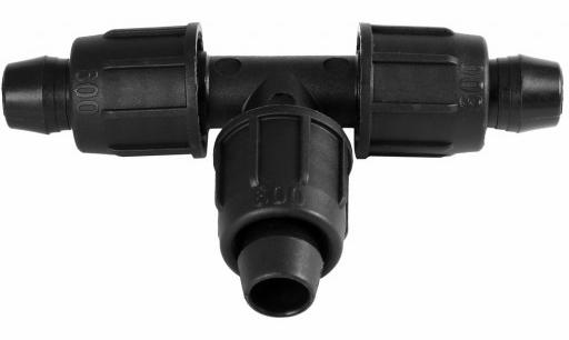 Twist Lock 1/2" Tee