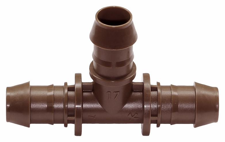 17mm Barb x Barb Tee