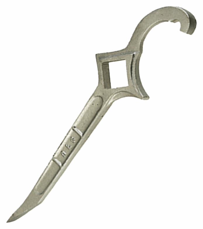 ALUM. HOSE AND HYDRANT WRENCH